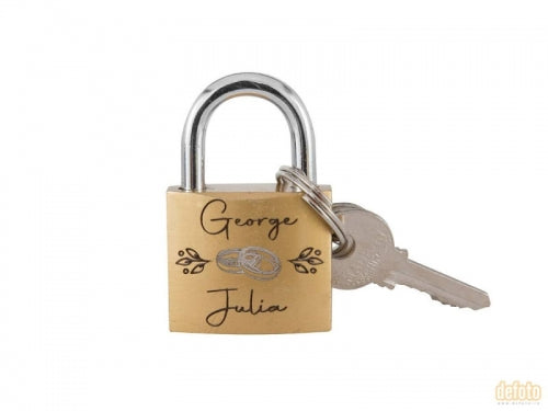 Lacat personalizat pentru Podul cu Lacate varianta 1