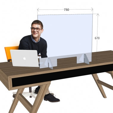 Panou plexiglas protectie casierie cu talpi 67x75 cm
