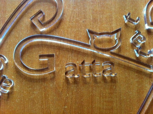 Logo decupat din plexiglas 8 mm