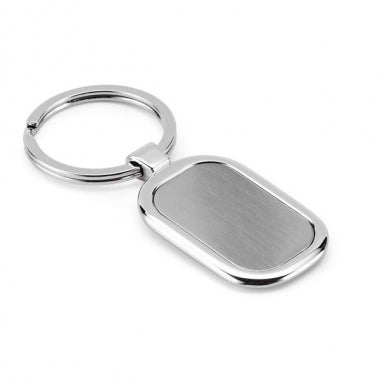 Breloc metalic personalizat 30 x 54 x 4 mm