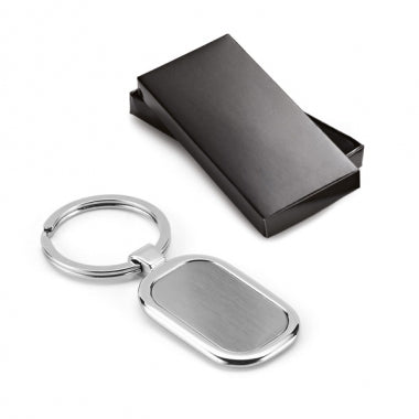 Breloc metalic personalizat 30 x 54 x 4 mm