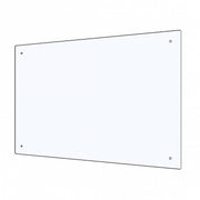 Panou plexiglas protectie casierie atarnat 67x100 cm