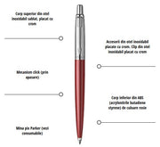 Pix Parker Jotter Standard Red CT personalizat
