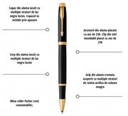Roller Parker IM Royal Black Lacquer GT personalizat
