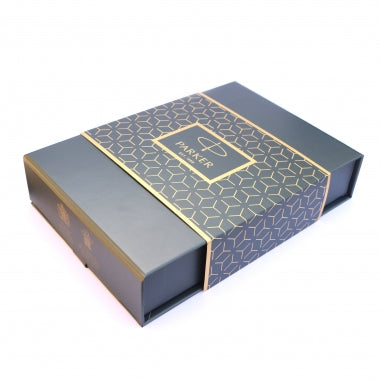 Set stilou si pix Parker Jotter Royal personalizat prin gravura Negru