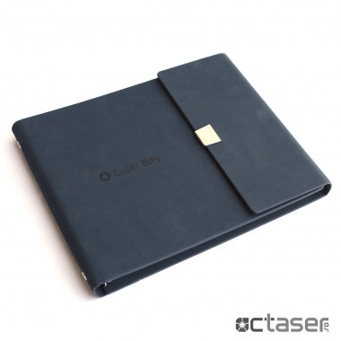 Agenda personalizata Business Premium coperta albastra