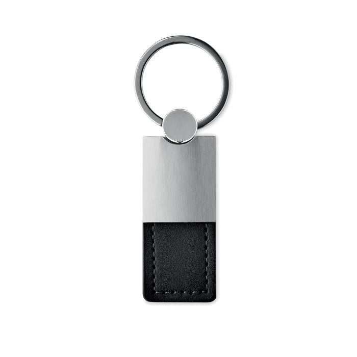 Breloc din metal si piele artificiala personalizat