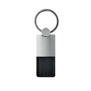 Breloc din metal si piele artificiala personalizat