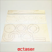 Debitare laser lemn balsa