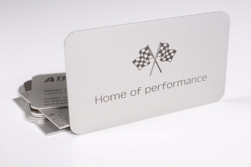 Carti de vizita premium din aluminiu eloxat