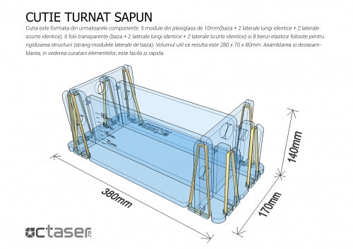 Forma pentru turnat sapun SM 280