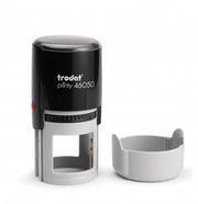 Stampila Trodat 46050 rotunda cu diametrul amprentei 50 mm.