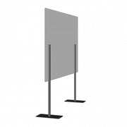 Panou separator mese restaurant din plexiglas 150x150 cm