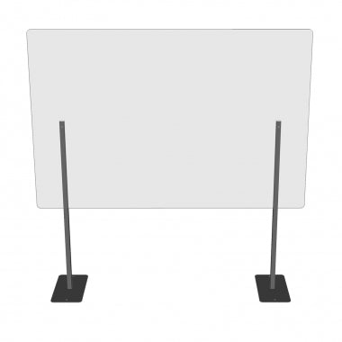 Panou separator mese restaurant din plexiglas 150x150 cm