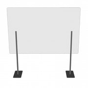 Panou separator mese restaurant din plexiglas 150x150 cm