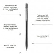 Set pix si creion Parker Jotter Royal personalizat