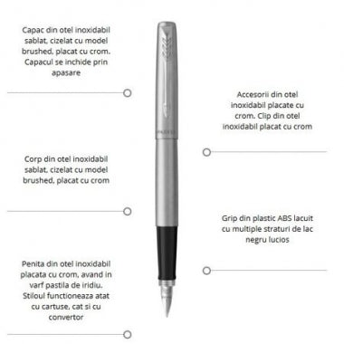 Set stilou si creion Parker Jotter Royal personalizat