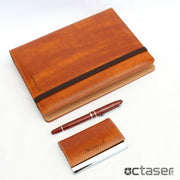 Set personalizat prin gravura agenda + roller + portcard DELUX