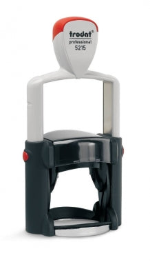 Stampila Trodat 5215 metalica rotunda diametru 45 mm.