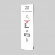 Statie de dezinfectare profesionala din PVC pentru maini cu dispenser cu senzor