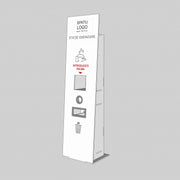 Statie de dezinfectare profesionala din PVC pentru maini cu dispenser cu senzor