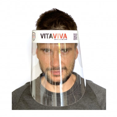Viziera masca protectie faciala 23,5 cm inaltime x 48 cm lungime